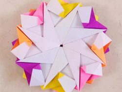 Membuat Hiasan dari Kertas Origami yang Mudah